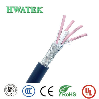 UL2103 1P×26AWG + 2C x 28AWG หุ้มฉนวนทองแดงอบอ่อนแบบตีเกลียว ฉนวน XLPE เปลือก PVC 300V 105℃ ถัก สาย USB 2.0
