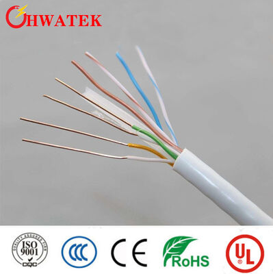 สายเคเบิลอีเทอร์เน็ต UTP CAT6 ที่ได้รับการรับรอง UL444 พร้อมการส่งข้อมูลความเร็วสูงและความยาวม้วน 305 เมตรสำหรับแอปพลิเคชันเครือข่าย