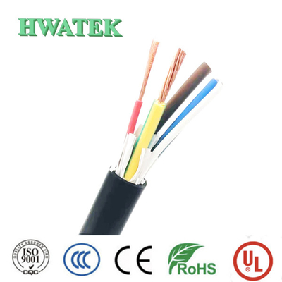 UL2725 TYPE PVC Jacket กระปุกทองแดงกระปุกกระปุก 1 โคเอ็กซ์ × 26AWG + 2C × 24AWG + 1C × 26AWG สายไฟฟ้า 30V 80 °C
