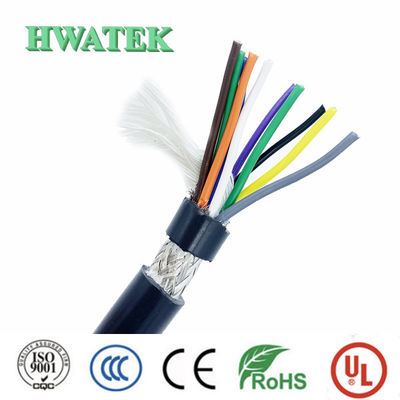 UL2095 4P × 24AWG สายผูกผ้า ปราง กระป๋องทองแดง สายผูกผ้า PE ปกปิด PVC Jacket 300V 80 °C