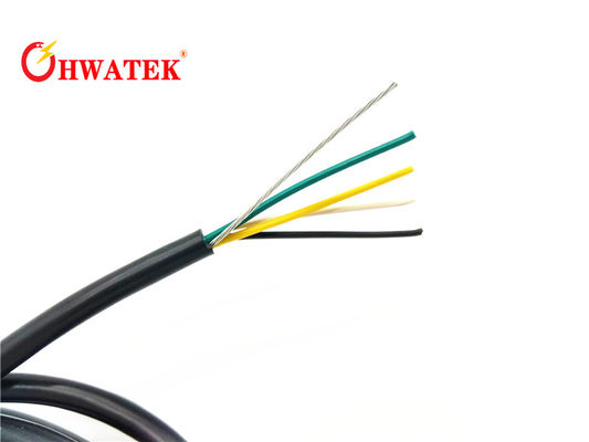 UL2587 4C × 2.5mm2 สายเคเบิลยืดหยุ่นอุตสาหกรรมควั่นทองแดงเปลือยพร้อมฉนวน PVC และพิกัด 600V