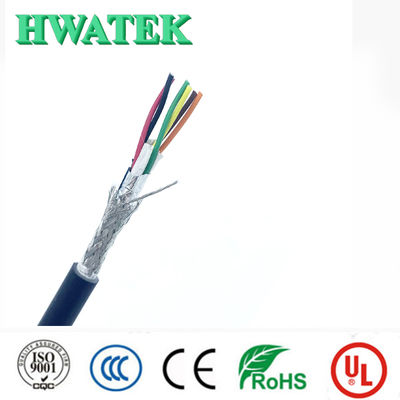 UL21408 2C × 18AWG พร้อมสายระบายน้ํา ทองแดงกระป๋อง แผ่น XLPE กันหนาว XLPE Jacket 300V 105 °C สายต่อกันน้ํามัน