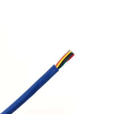 UL2587 4C × 16AWG สายเคเบิลยืดหยุ่นอุตสาหกรรมทองแดงเปลือยทองแดงที่มีความละเอียด PVC และความแรง 600V 90 °C