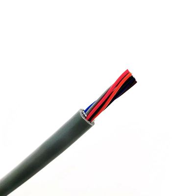 สายเคเบิลแบบยืดหยุ่นสำหรับอุตสาหกรรม UL20276 4Cx28AWG พร้อมฉนวน PP แจ็คเก็ต PVC ทองแดงเคลือบดีบุกแบบตีเกลียว สำหรับใช้งาน 80℃ 30V