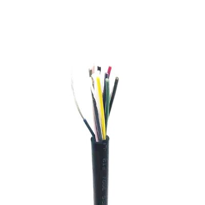 สายเคเบิลแกนเดี่ยวแบบยืดหยุ่น FT2 ทนไฟ หุ้ม PVC ขนาด 26AWG สำหรับส่งสัญญาณควบคุมลิฟต์ พิกัด 300V
