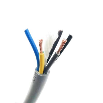 UL20940 PUR Sheath Screened Multicore Flexible Control Copper Wire Cable with 600V Rated Voltage และความต้านทานต่อน้ํามัน