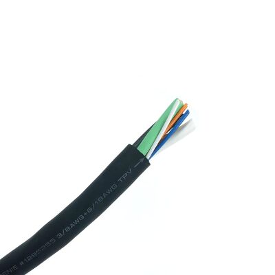 UL20236 PUR Sheath Screened Multicore Flexible Appliance Wiring Cable ด้วยความกระชับกําลังปริมาณ 600V และความต้านทานน้ํามัน