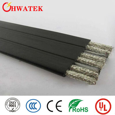 สายเคเบิลไฟฟ้าแบบเรียบหลายแกน กันน้ํามัน