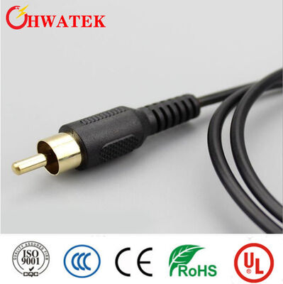 3.0-5.3mm JIS TV AV Coaxial Cable พร้อมปักผูกและสายนําทองแดงสําหรับการส่งสัญญาณที่น่าเชื่อถือ