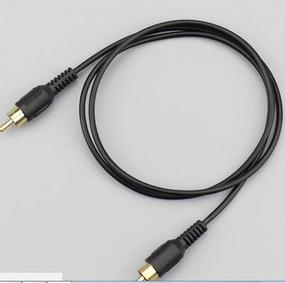 3.0-5.3mm JIS TV AV Coaxial Cable พร้อมปักผูกและสายนําทองแดงสําหรับการส่งสัญญาณที่น่าเชื่อถือ