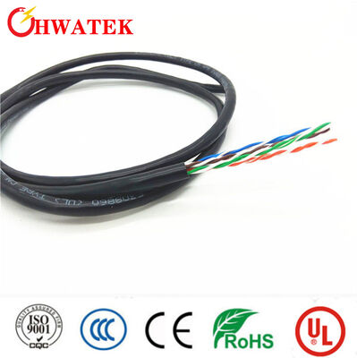 สายเคเบิลเครือข่ายการส่งความเร็วสูงที่ได้รับการรับรอง UL444 Cat5e ด้วยความยาว 305m