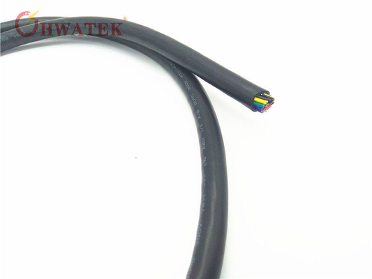 UL20002 TYPE PVC ทองแดงเหล็กกระป๋อง และสายการแพทย์ 4Coax × 30AWG + 4C × 24AWG 80 °C 30V