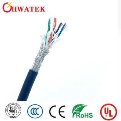 UL21410 TYPE XLPE เสื้อ ETFE ติดกัน ทองแดง 3C × 28 AWG 125 °C