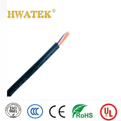 UL 20236 2C x 26AWG กระป๋องและเคลือบเงิน ทองแดงกระจาย เซลล์ TPU เสื้อ RG 179