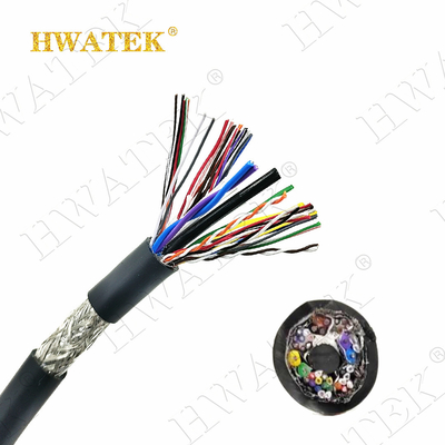 แจ็คเก็ต PVC แบบกำหนดเองสายเคเบิลหุ้มฉนวนทองแดงเคลือบดีบุก 25C × 24AWG 440V 105 ℃