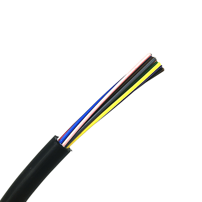 UL 2517 8C X 24 AWG ทองแดงกระป๋อง สายพัดลม 300V PVC เสื้อสาย