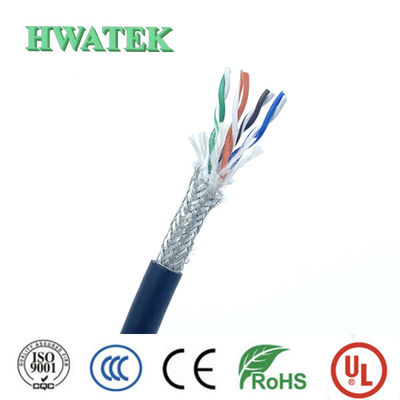 สายเคเบิลอุตสาหกรรม UL2464 ทองแดงเคลือบดีบุกแบบตีเกลียว หุ้มฉนวน PVC เปลือกนอก PVC 3 แกน ขนาด 24AWG เส้นผ่านศูนย์กลางภายนอก 6.2 มม.