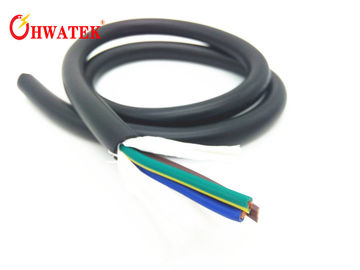 สายเคเบิลสำหรับควบคุมอุตสาหกรรม Braided Hook Up พร้อมแจ็คเก็ต PU UL20940