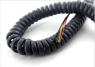 UL Power Spring Push Pull Coil สายไฟสายเกลียวอุตสาหกรรม Retractable