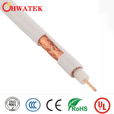 ทองแดงกระป๋องควั่นสายโคแอกเชียล 32 AWG สายเคเบิล UL1354 80 ℃ 30V