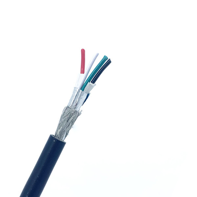 SHLD PVC GY OD 4.8 มม. ทองแดงเปลือยสายเคเบิล Ul2464 CE 4CX22AWG