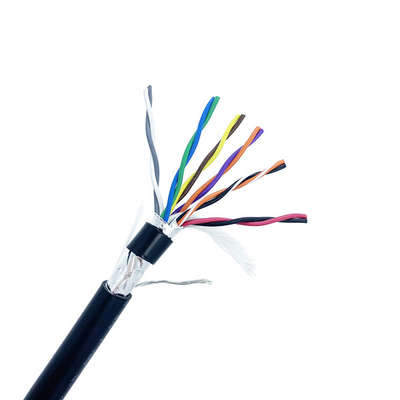 สายเคเบิลไฟฟ้าแบบยืดหยุ่น Alpha 5476C 300V AWM2464 6P×24AWG Shield