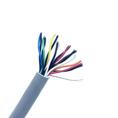 สายเคเบิลแบบยืดหยุ่น 4C X 26AWG ทองแดงกระป๋องเกลียว Alpha 86104CY UL2661