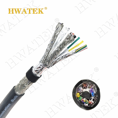 UL2464 สายไฟฟ้าแบบยืดหยุ่น 300V 5P X 28AWG + AB Shield