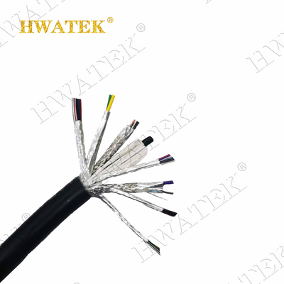 1P × 28AWG + 2C × 26AWG PVC Jacket Shield คาเบิ้ล Multicore UL 20276 ทองแดงกระป๋อง